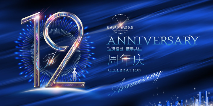 12周年展板