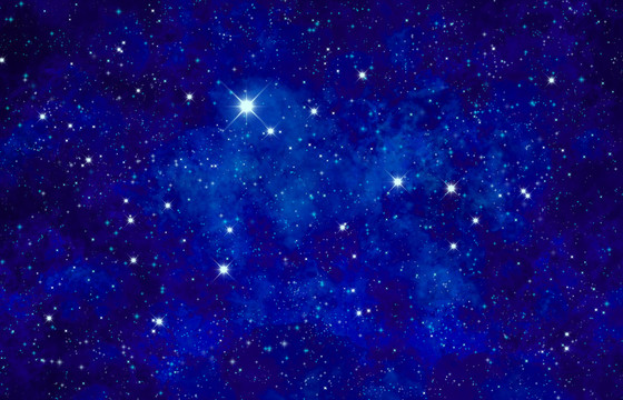 深藍(lán)星空