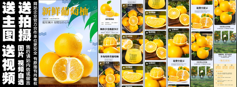 葡萄柚詳情頁