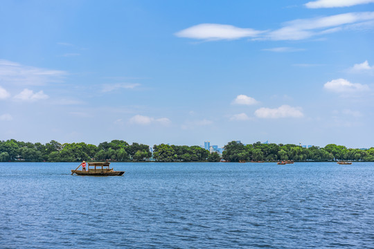 杭州西湖夏日风光