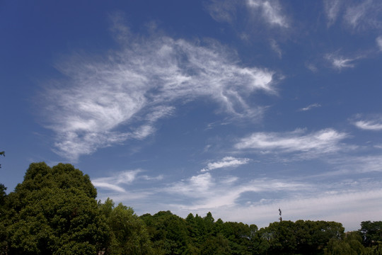 蓝天白云背景