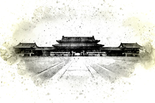 水墨故宮