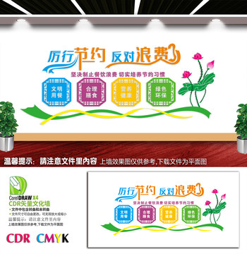 節(jié)約糧食文化墻
