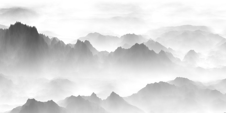 水墨山水畫