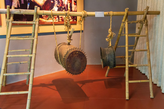 广西民族博物馆铜鼓和皮鼓