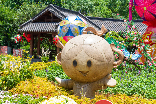 南宁青秀山景区石雕