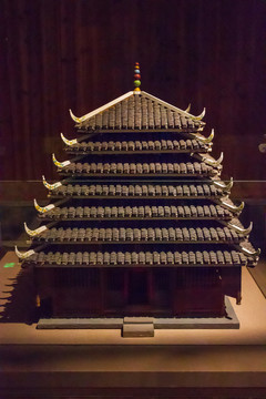 广西民族博物馆鼓楼模型