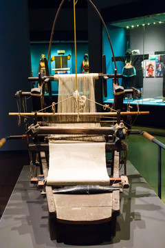 广西民族博物馆壮族织布机