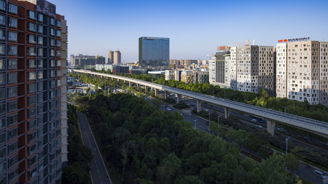 昆明彩云北路地铁轨道