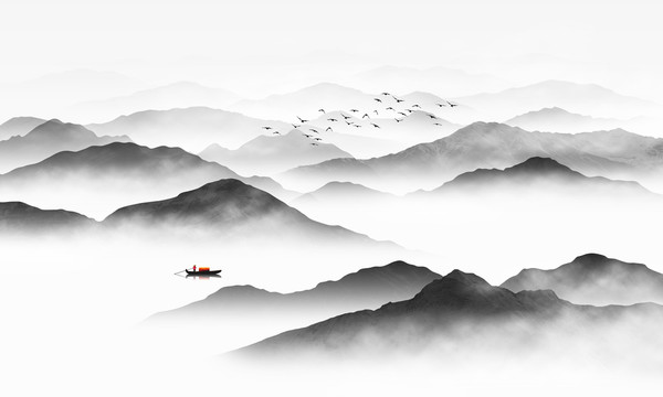 水墨山水畫