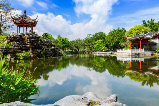 顺峰山公园汀芷园景观