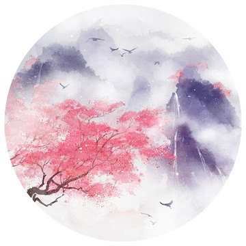 水墨山水畫