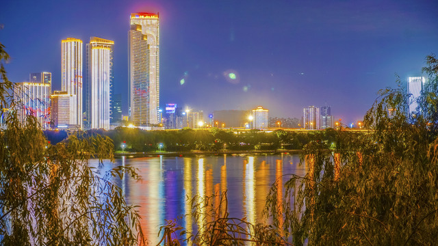 湘江沿岸夜景