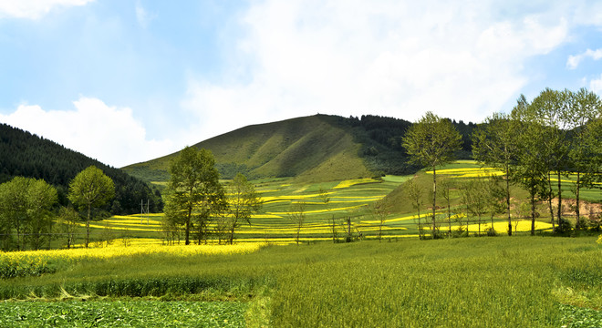 高原乡村风光