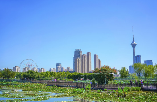 天津水上公园高清大图