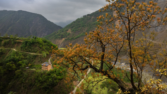 唐家山风光