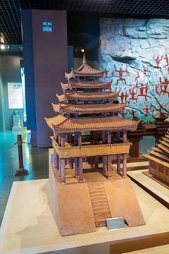 民族博物馆三江程阳永济桥模型