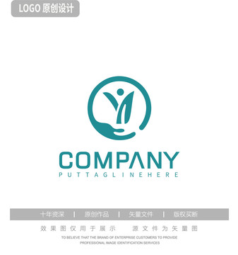 Y字母医疗logo