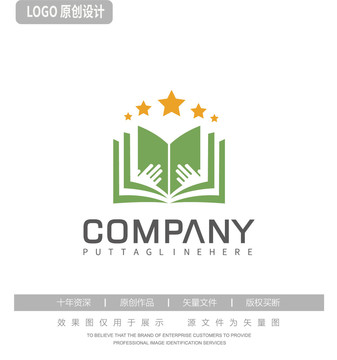 教学书图形logo