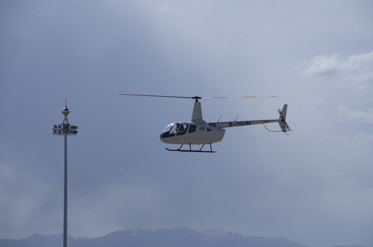 茶卡盐湖景区观光直升飞机