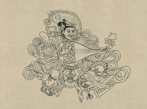 莫高窟146窟天王