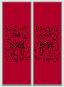 虎年門(mén)簾