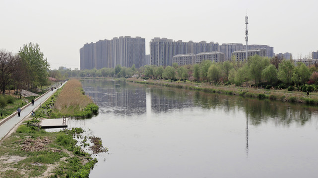 北京城市风光北京凉水河