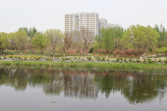 北京城市风光北京凉水河