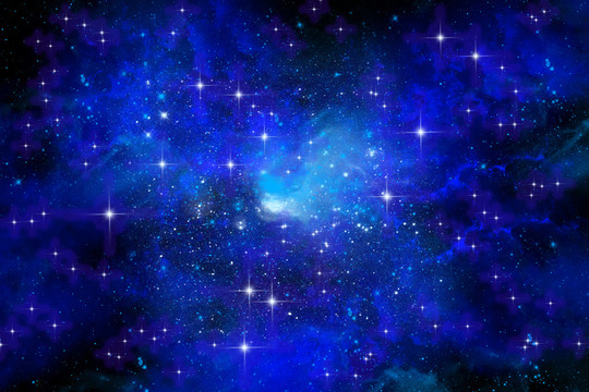 藍(lán)色星空背景