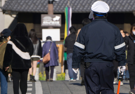 巡逻的日本警察