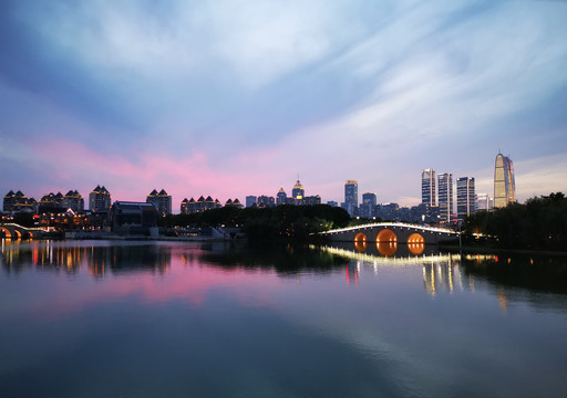 金鸡湖夜景