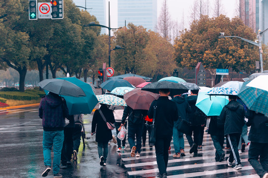 上海雨天