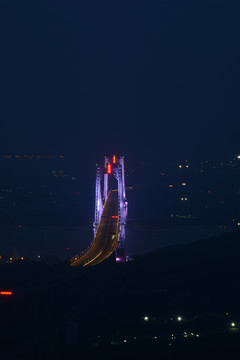 五峰山大桥夜景