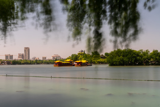 浙江嘉兴南湖景区游船