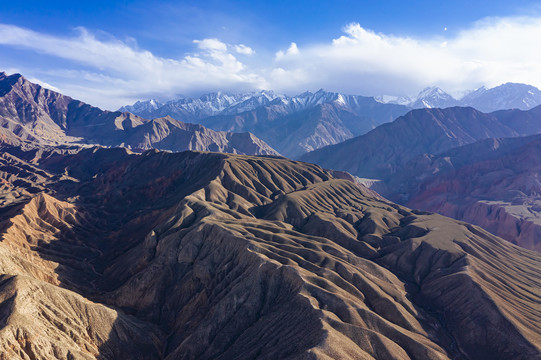 层层山峰