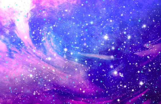 藍(lán)紫色星空