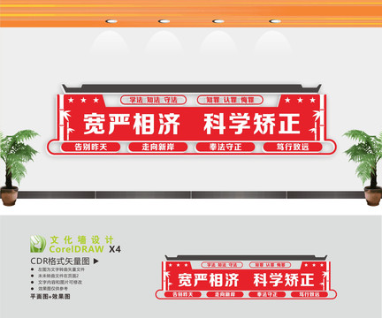 社區(qū)矯正中心宣傳墻