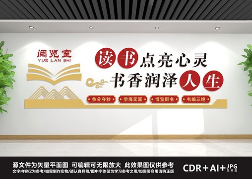 讀書文化墻