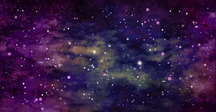 藍紫色星空