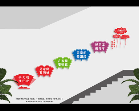 學校樓道文化墻