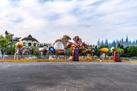 中国长春长影第五届消夏灯会场景