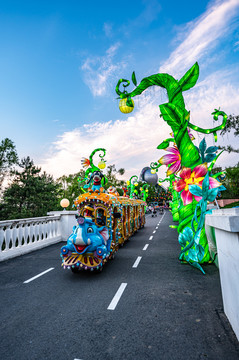 中国长春长影第五届消夏灯会场景