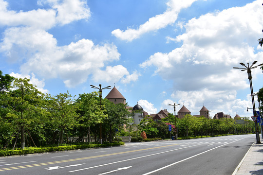 背坡村马路