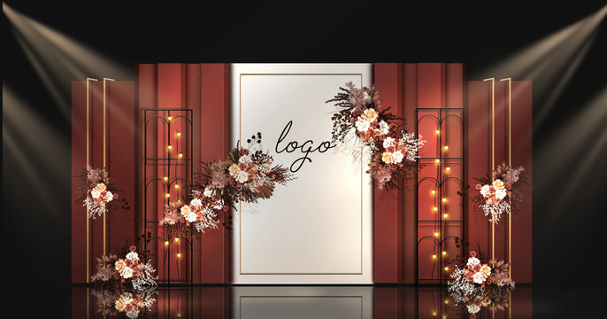 復(fù)古紅調(diào)婚禮