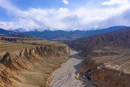 酒泉洪水河谷