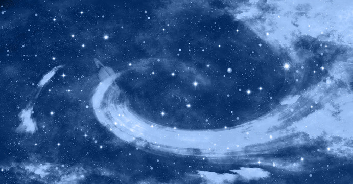 長幅星空