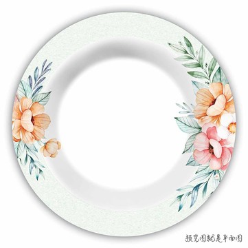 餐具花面