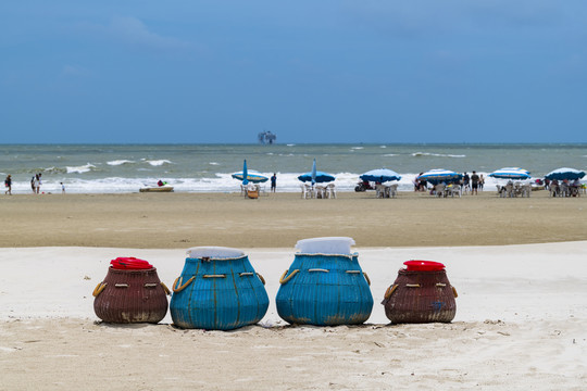 蓝色海景风光高清