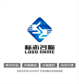 KZ字母标志共赢科技logo