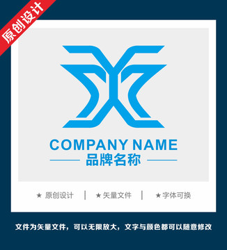 金融XY字母logo